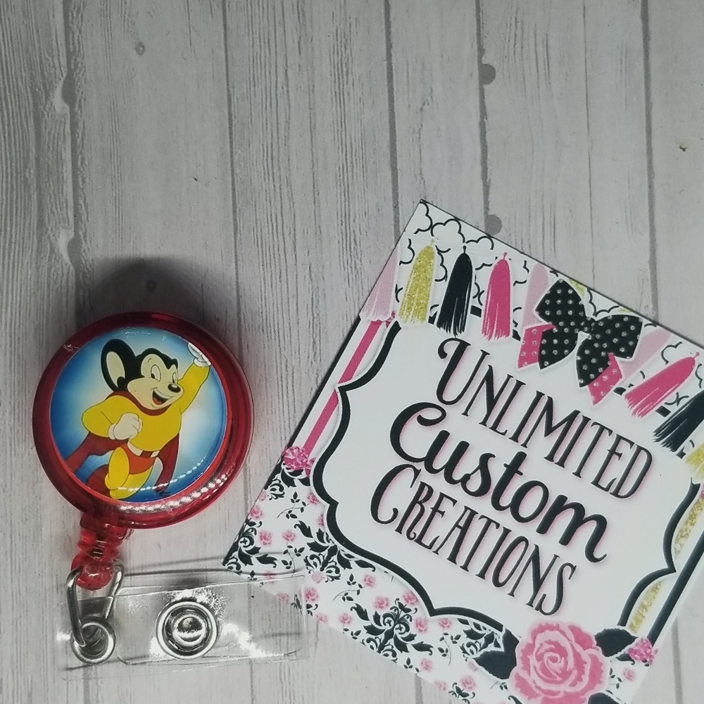 Mighty mouse badge Reel